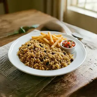 Chips + Pilau