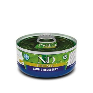 N&D GF PRIME ADULT LAMB ягня, чорниця 70г