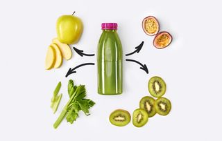 Манго+селера+ківі+яблучний фреш