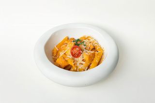 Penne cu somon Q
