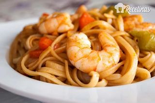 27. Tallarines Con Gambas