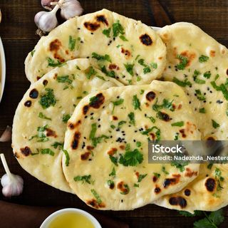 Naan com Queijo