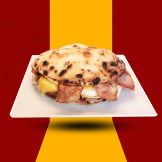 Campero bacon cheese burger