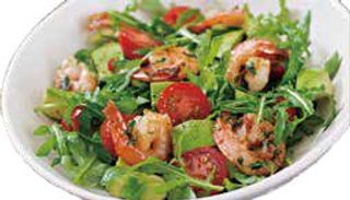 2. Insalata con gamberi