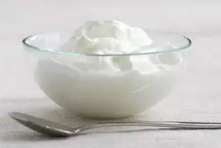 Yogurt con limone
