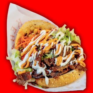 Kebab w bułce Falafel