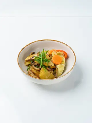 Картофель жареная по-домашнему с грибами (300г)
