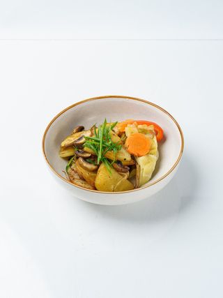 Картофель жареная по-домашнему с грибами (300г)