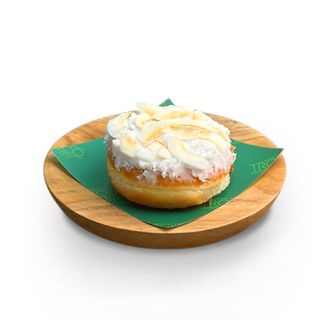 Berlina de coco y dulce de leche