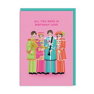 Postal All You Need Is Birthday Love