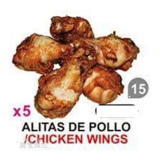 15.Alitas de Pollo (5 uds.)