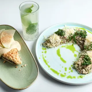 Umami rice & Tart jabuka & Limunada nana