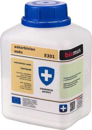 Askorbinian sodu 500g BIOMUS