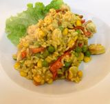 Rižoto sa piletinom u curry sosu 