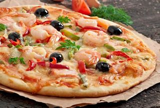 Frutti di mare pizza 42cm + 1L Coca Cola