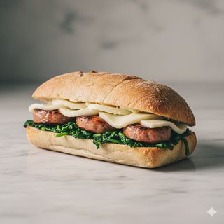Panino salsiccia, friarielli e provola