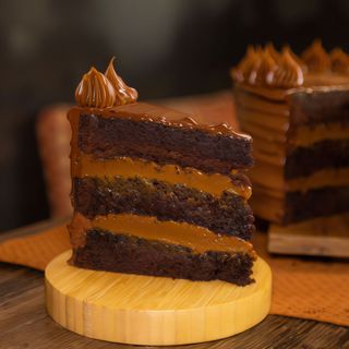 Tarta De Chocolate Y Dulce De Leche
