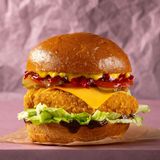 Бургер з курячими стріпсами