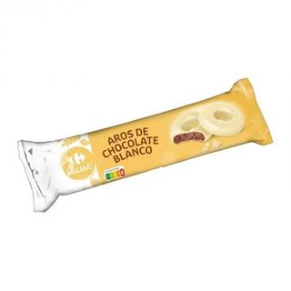 Aros De Chocolate Blanco Carrefour 150 Gr.