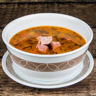 Ciorbă de fasole cu ciolan afumat