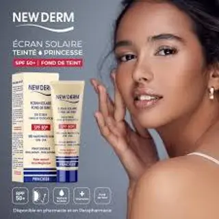 New Derm Écran Solaire Teintée Princesse Spf 50+ (50ml)