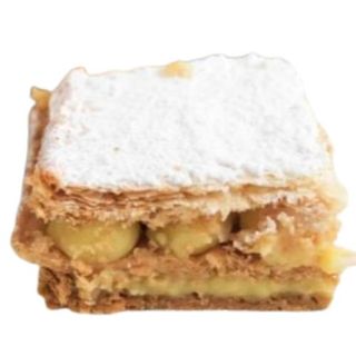 Milhojas de hojaldre y crema