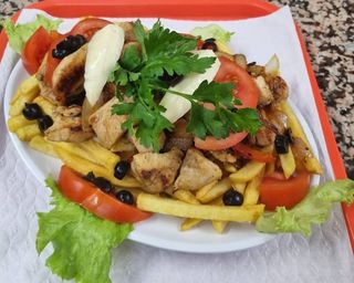 Picado de frango crispys