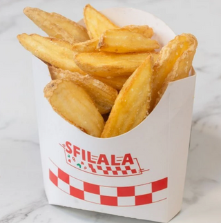 Patatine con cheddar e bacon