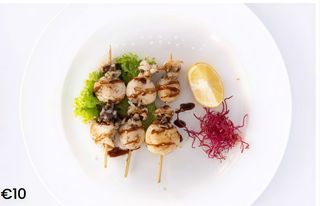 248. Spiedini di seppia alla piastra