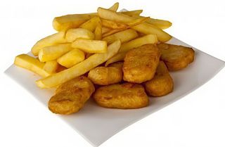 Nuggets De Pollo Con Patatas Fritas