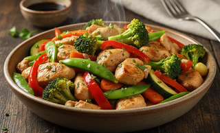 Sote de pui cu legume