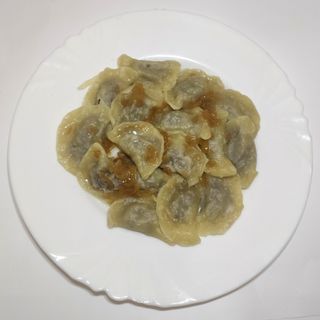 Вареники з вареним м'ясом (200/30г)