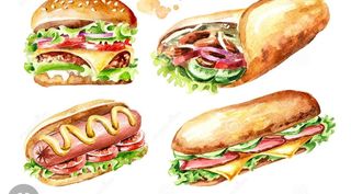 Бурум 3 сира з куркою+чізбургер з куркою+хот-дог європейський ХЛ+кола750 мл