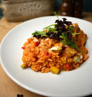 Rižoto sa slaninom i povrćem