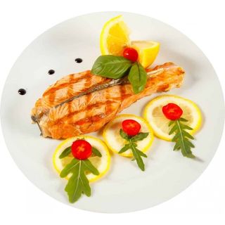 File de Somon la grătar cu lamaie