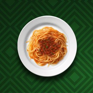 სპაგეტი ხბოს ხორცით