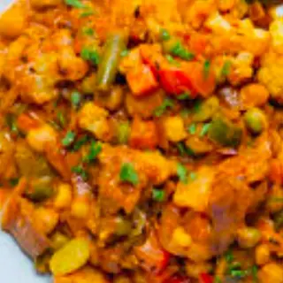 Vegetable jalfrezi 