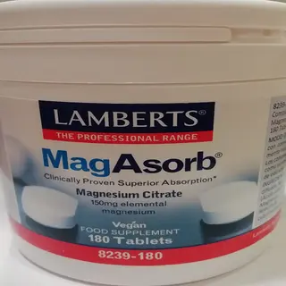 Citrato De Magnesio Magasorb (180 Tabletas) Lamberts Española