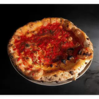 Pizza Arrabiata Román style