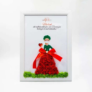Tablou cu licheni Medicul - 15x20