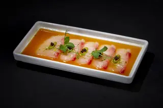 Carpaccio ricciola tartufata