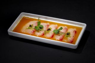 Carpaccio ricciola tartufata