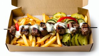 Kebab box amerykańskie duży