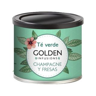 Té verde champagne y fresas (8 oz.)