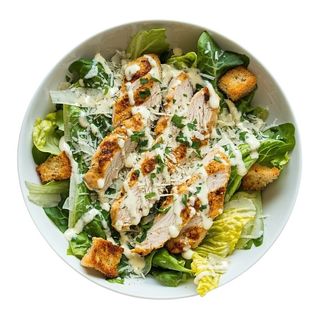 Chicken Kale Caesar Salad