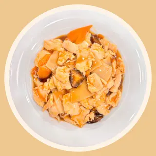 Pollo ai funghi e bambù