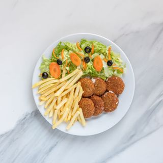 Falafel Vegetariano no Prato