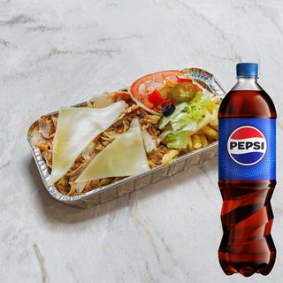 Kebab kapsalon mały + Pepsi 500ml