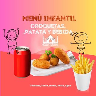 86. Menú Infantil Croquetas De Pollo