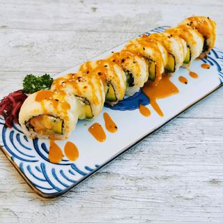 96. Braseado salmón roll (4 uds.)